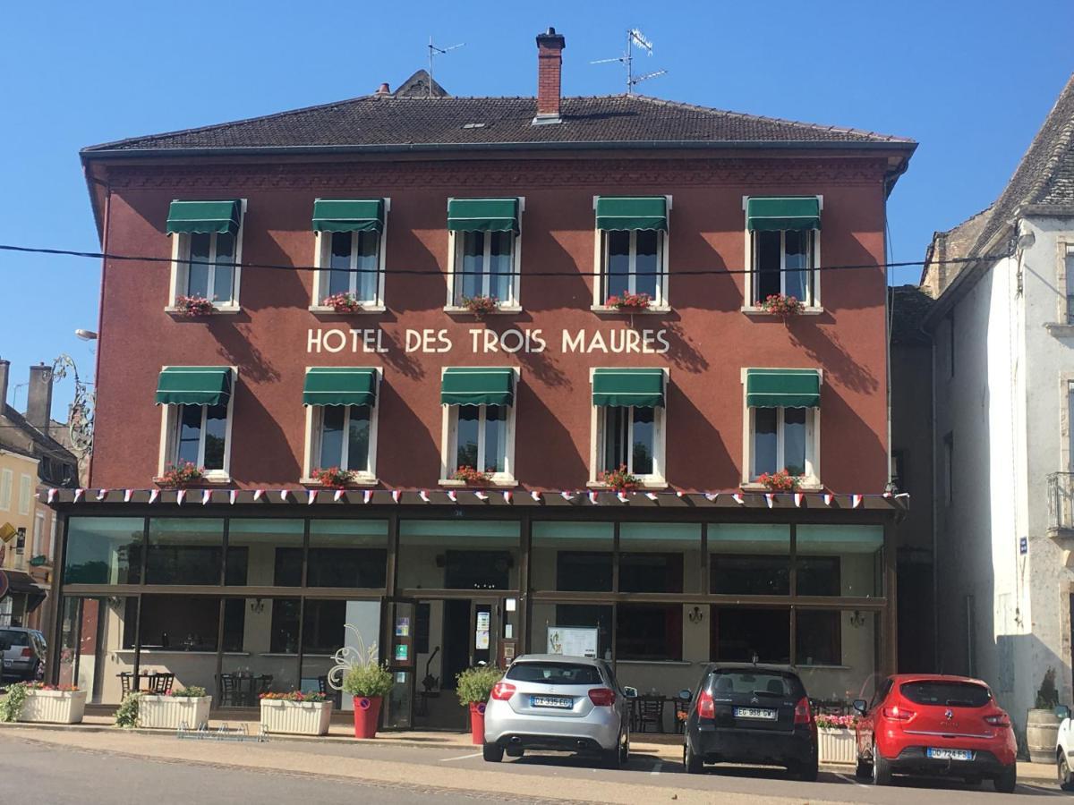 Hotel-Restaurant Les Trois Maures Verdun-sur-le-Doubs Eksteriør billede